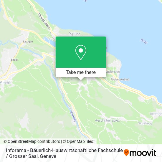 Inforama - Bäuerlich-Hauswirtschaftliche Fachschule / Grosser Saal map