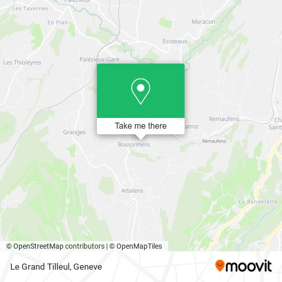 Le Grand Tilleul map