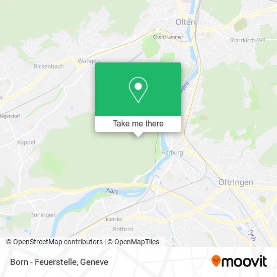 Born - Feuerstelle map