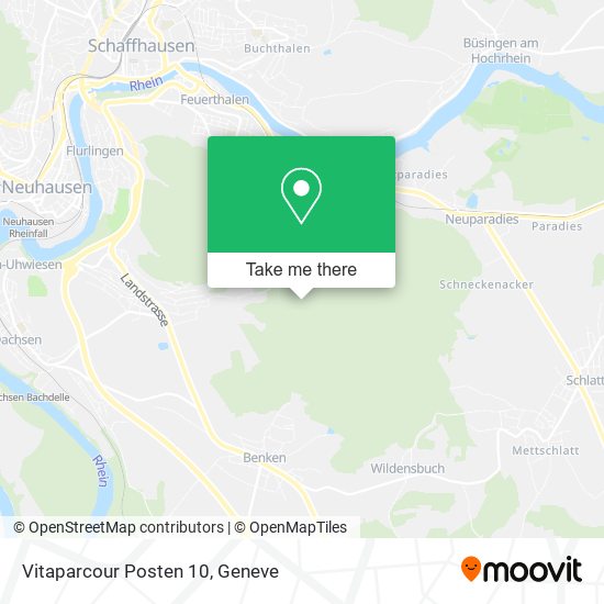 Vitaparcour Posten 10 map