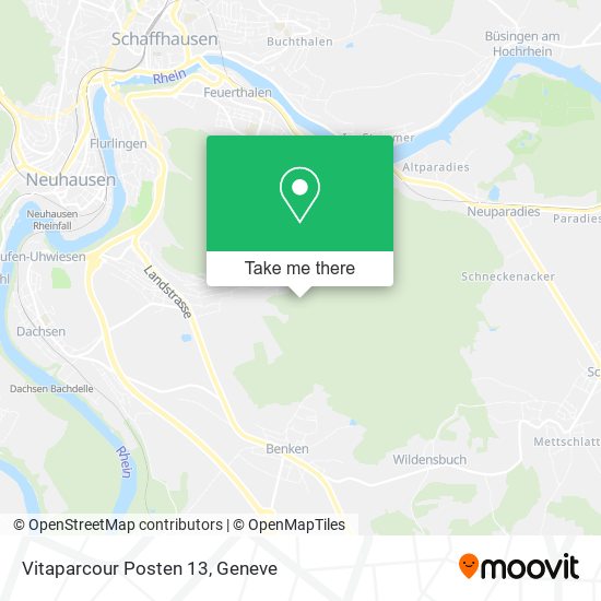 Vitaparcour Posten 13 map