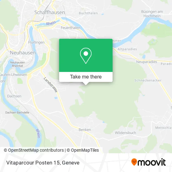 Vitaparcour Posten 15 map