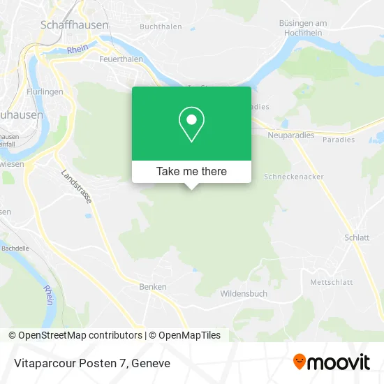 Vitaparcour Posten 7 map