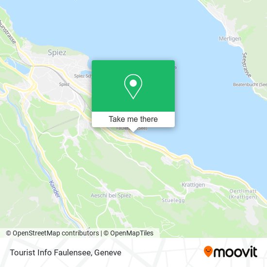 Tourist Info Faulensee map