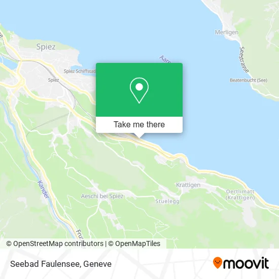 Seebad Faulensee map
