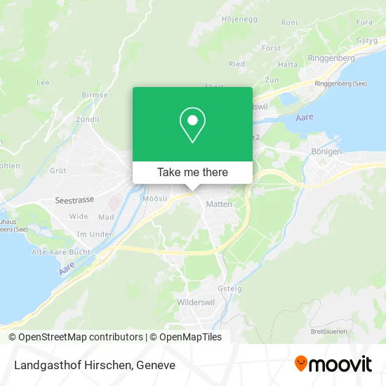 Landgasthof Hirschen map