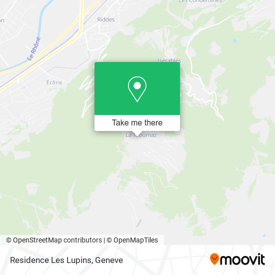 Residence Les Lupins map
