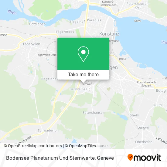 Bodensee Planetarium Und Sternwarte map