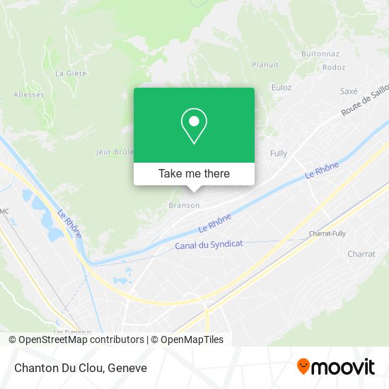 Chanton Du Clou map