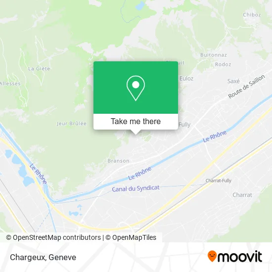 Chargeux map