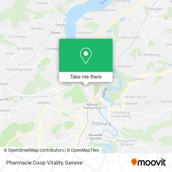 Pharmacie Coop Vitality map