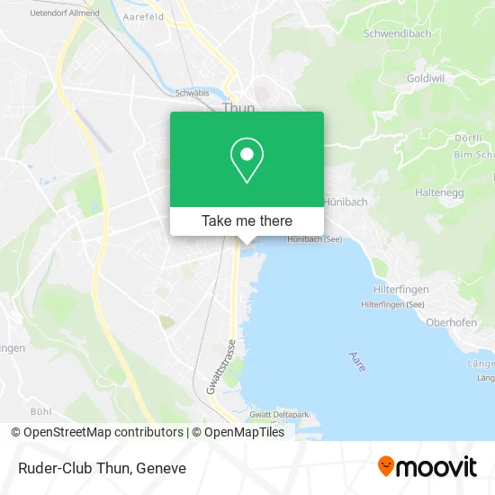 Ruder-Club Thun map