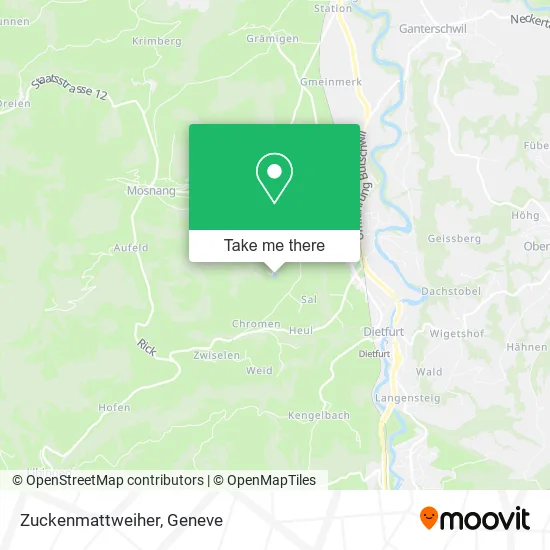 Zuckenmattweiher map