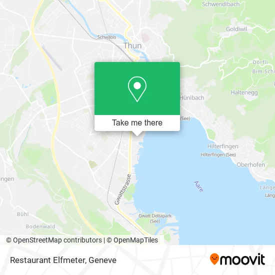 Restaurant Elfmeter map