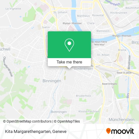 Kita Margarethengarten map