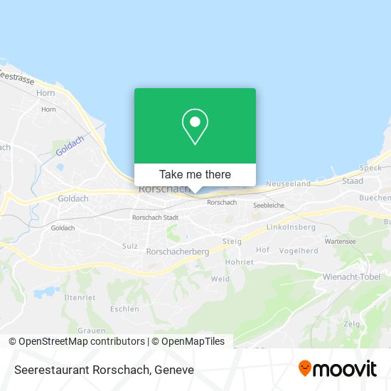 Seerestaurant Rorschach map