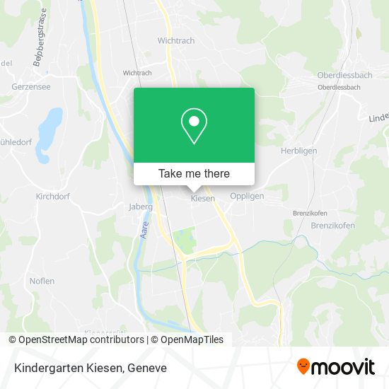 Kindergarten Kiesen map