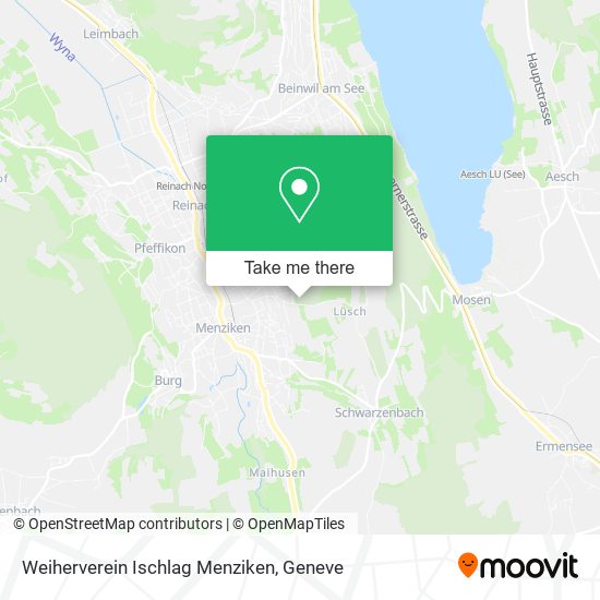 Weiherverein Ischlag Menziken map