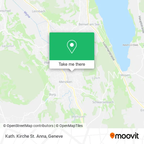 Kath. Kirche St. Anna plan