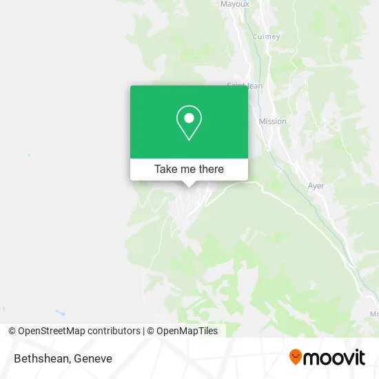 Bethshean map