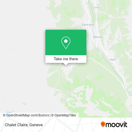 Chalet Claire map