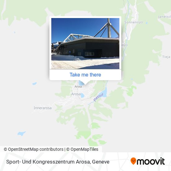 Sport- Und Kongresszentrum Arosa map