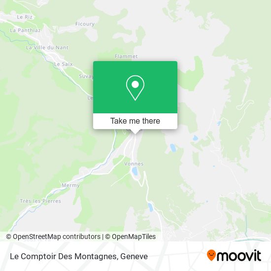 Le Comptoir Des Montagnes plan