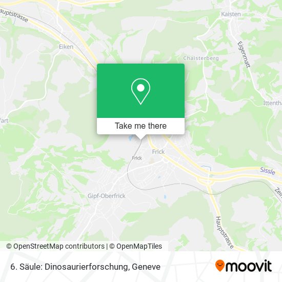 6. Säule: Dinosaurierforschung map