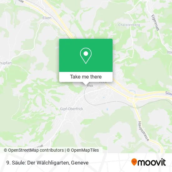 9. Säule: Der Wälchligarten map