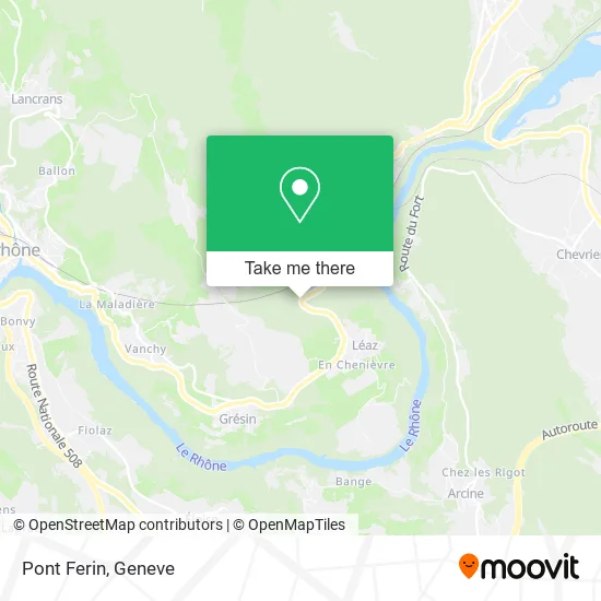 Pont Ferin map