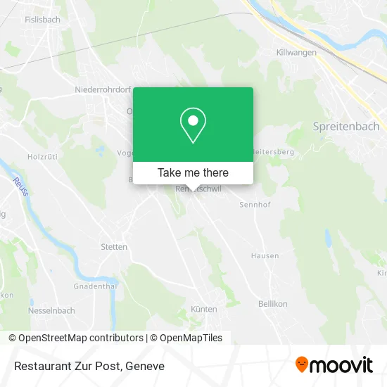 Restaurant Zur Post map