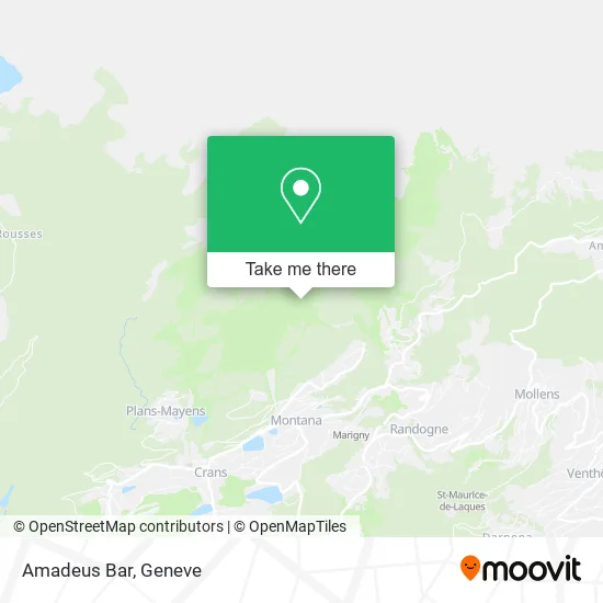 Amadeus Bar plan