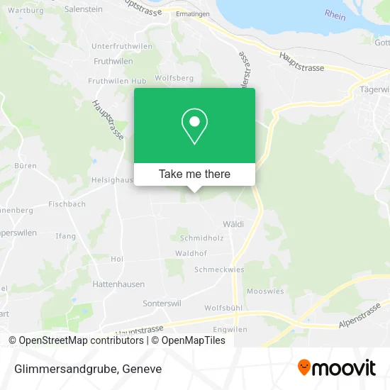 Glimmersandgrube map