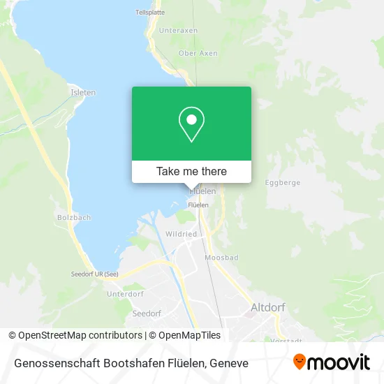 Genossenschaft Bootshafen Flüelen map