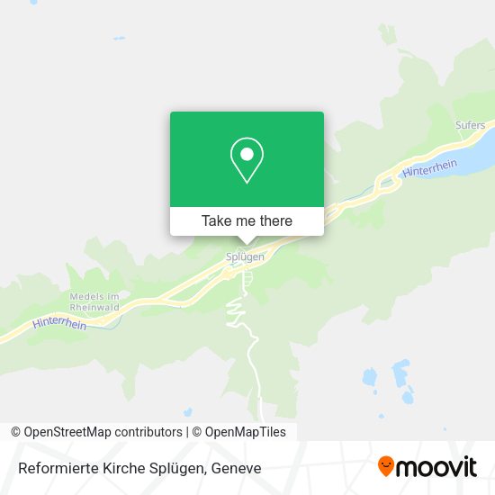 Reformierte Kirche Splügen map