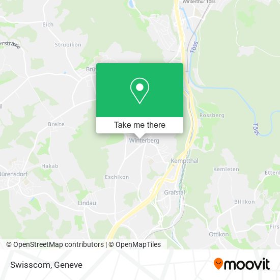 Swisscom map