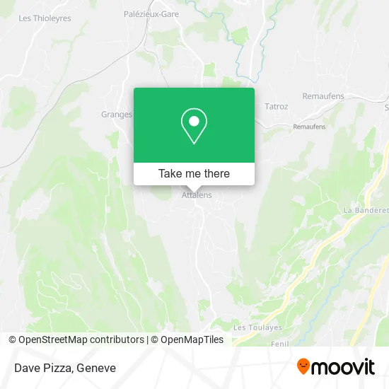 Dave Pizza map