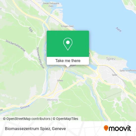 Biomassezentrum Spiez map
