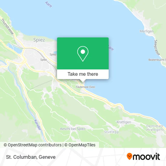 St. Columban map