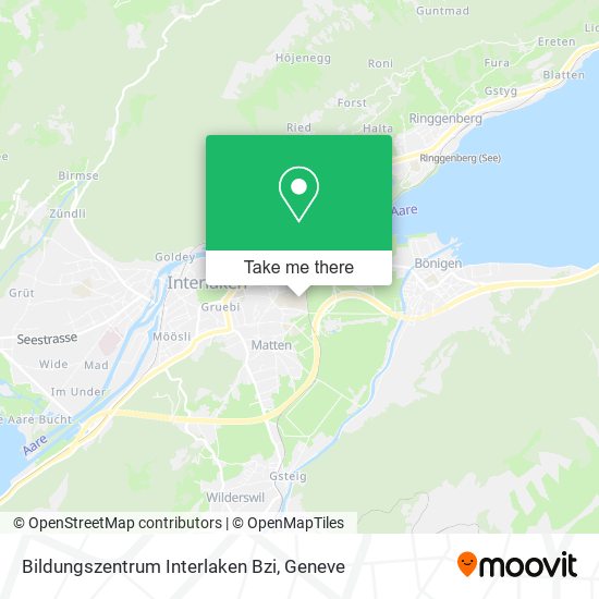 Bildungszentrum Interlaken Bzi map