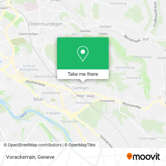Vorackerrain map
