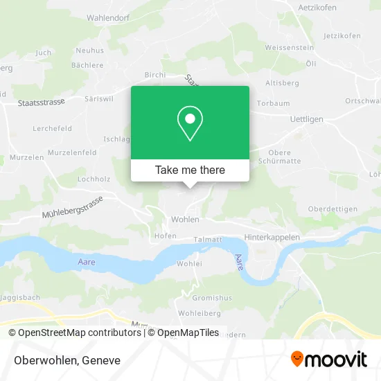 Oberwohlen map
