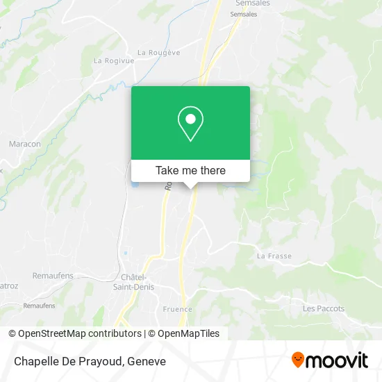 Chapelle De Prayoud map