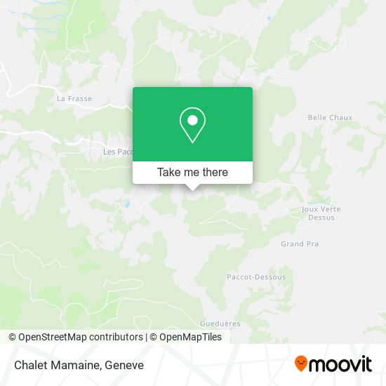Chalet Mamaine map
