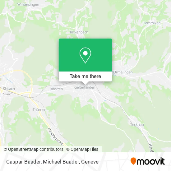 Caspar Baader, Michael Baader plan