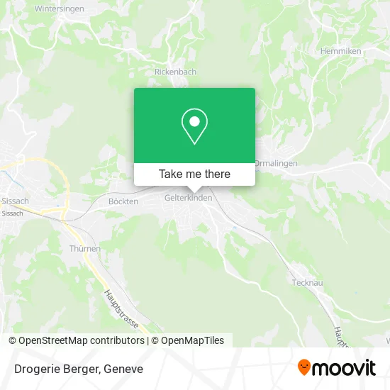 Drogerie Berger map