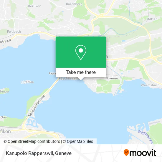 Kanupolo Rapperswil map