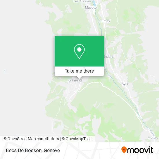 Becs De Bosson map