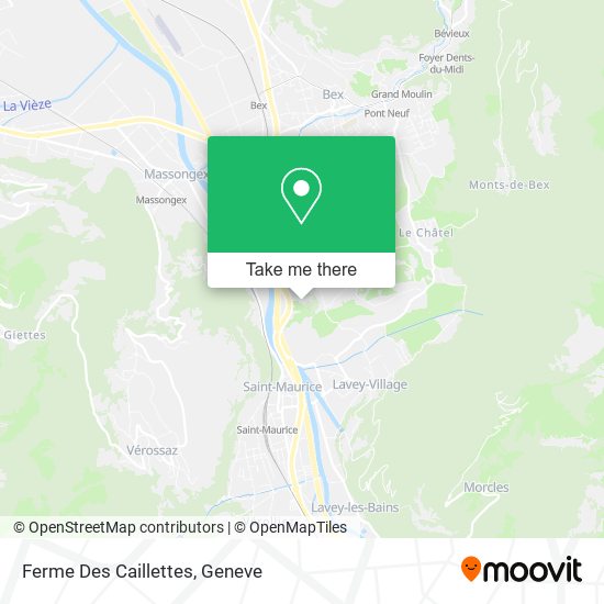 Ferme Des Caillettes map