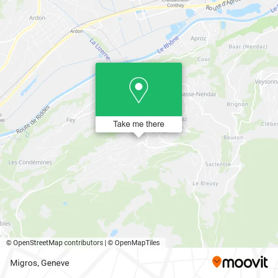 Migros map
